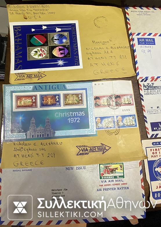 ΑΓΓΛΙΚΕΣ ΑΠΟΙΚΙΕΣ Συλλογή 20 Φάκελα, κάρτες , ταχυδρομημένα μεταξύ 1930-1980