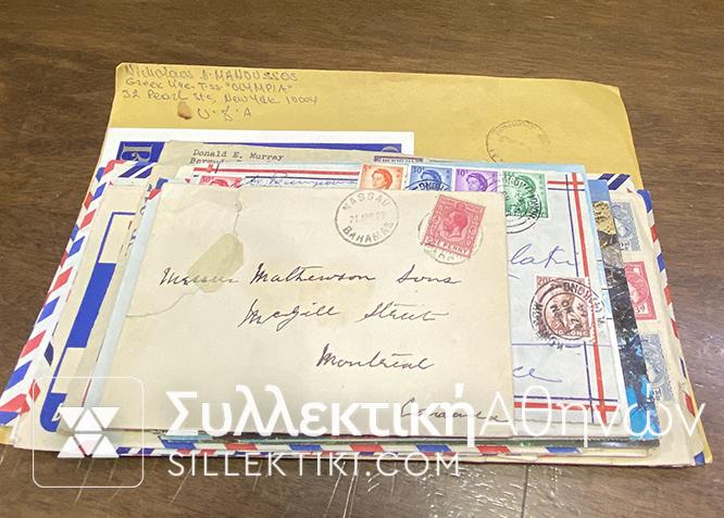 ΑΓΓΛΙΚΕΣ ΑΠΟΙΚΙΕΣ Συλλογή 20 Φάκελα, κάρτες , ταχυδρομημένα μεταξύ 1930-1980