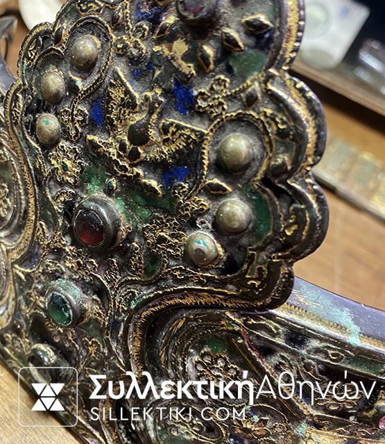 ΚΟΣΜΗΜΑ ΜΕΣΗΣ ΑΡΡΑΒΩΝΑ "Ζουνάρι με την κορώνα" κομπλέ μαζί με την ζώνη