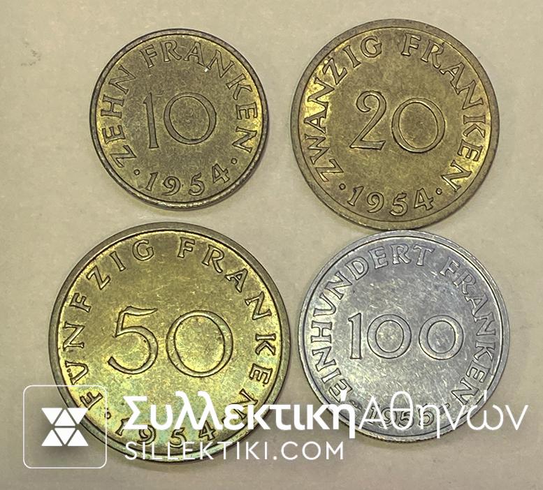 SAARLAND 4 Coins