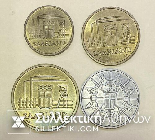 SAARLAND 4 Coins