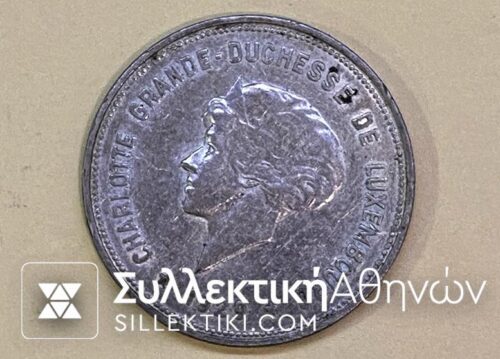 luxemburg 5 frank 1929 XF