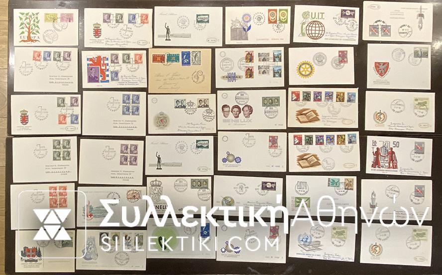 LUXEMBOURG -36 FDC 1962/66