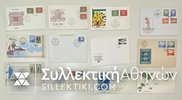 EUROPA n1963 12 Covers From Italy