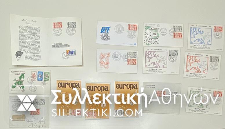 EUROPA 14 Covers/Cards France FDC