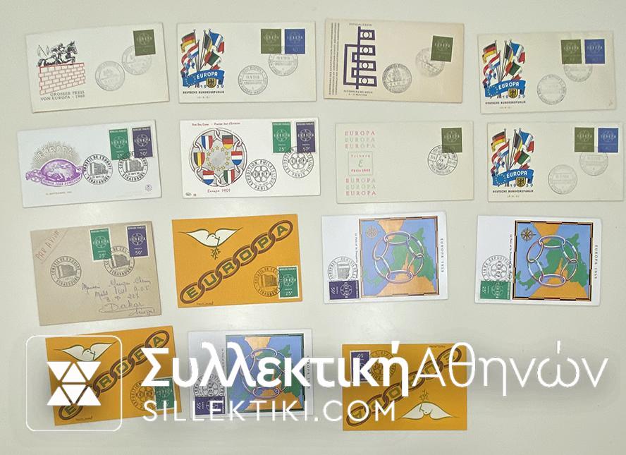 EUROPA 1959 15 FDC/COVERS - GERMANY 6