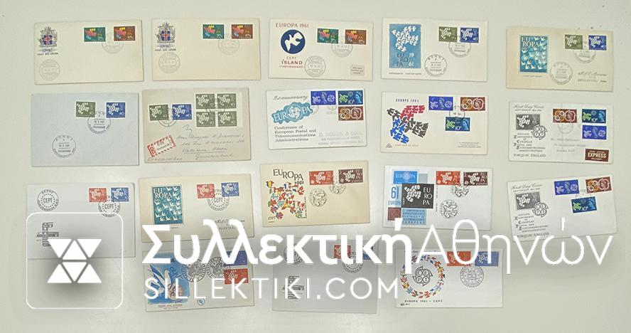 EUROPA 1961 18 FDC