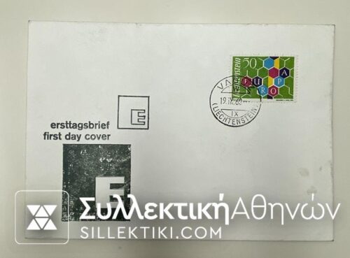 EUROPA 1960 LIECHNESTEIN FDC (CATALOGUE 40 EURO)