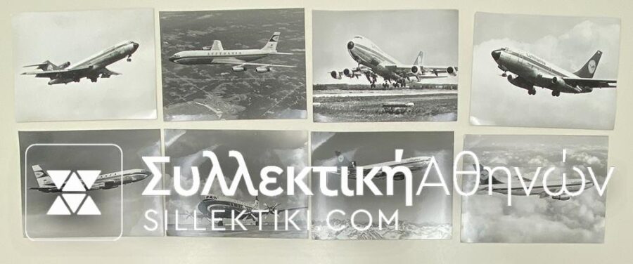 10 Large (18 X 24) Photos LUFTHANSA with airplanes