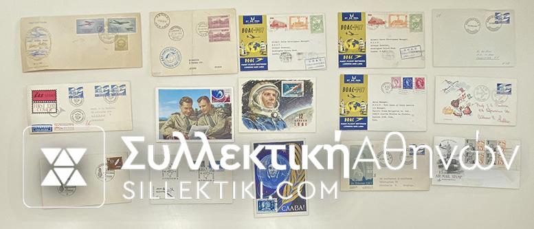 15 Envelopes AIR First Flights from several countries