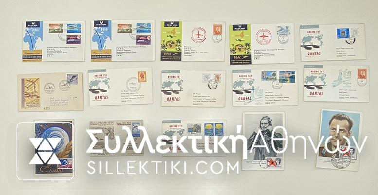 15 Envelopes AIR First Flights from several countries