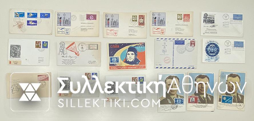 15 Envelopes AIR First Flights from several countries