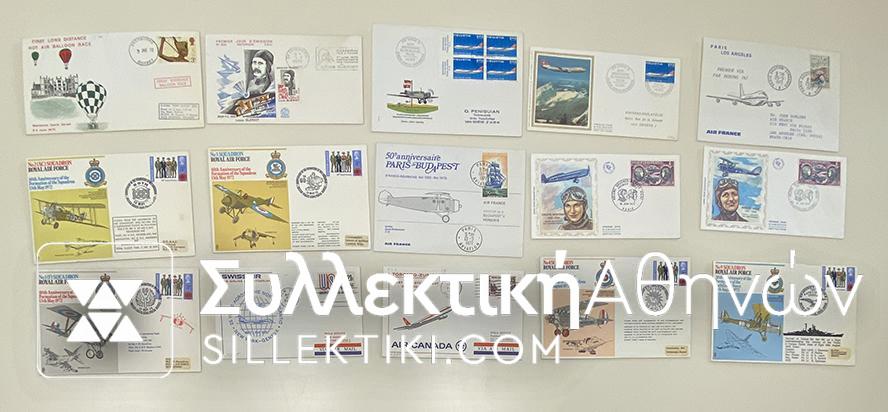 15 Envelopes AIR First Flights from several countries