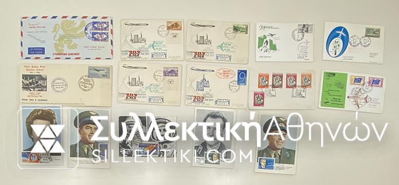 15 Envelopes AIR First Flights from several countries