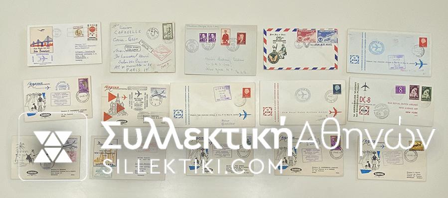 15 Envelopes AIR First Flights from several countries