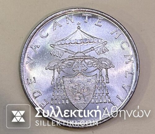 VATICAN 500 Lire 1958 BU