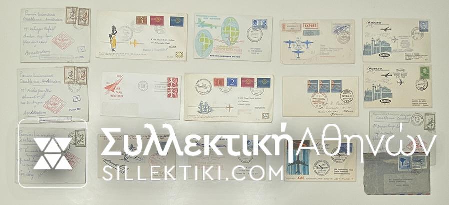 15 Envelopes AIR First Flights from several countries