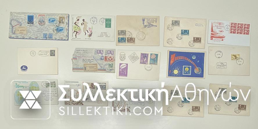 15 Envelopes AIR First Flights from several countries