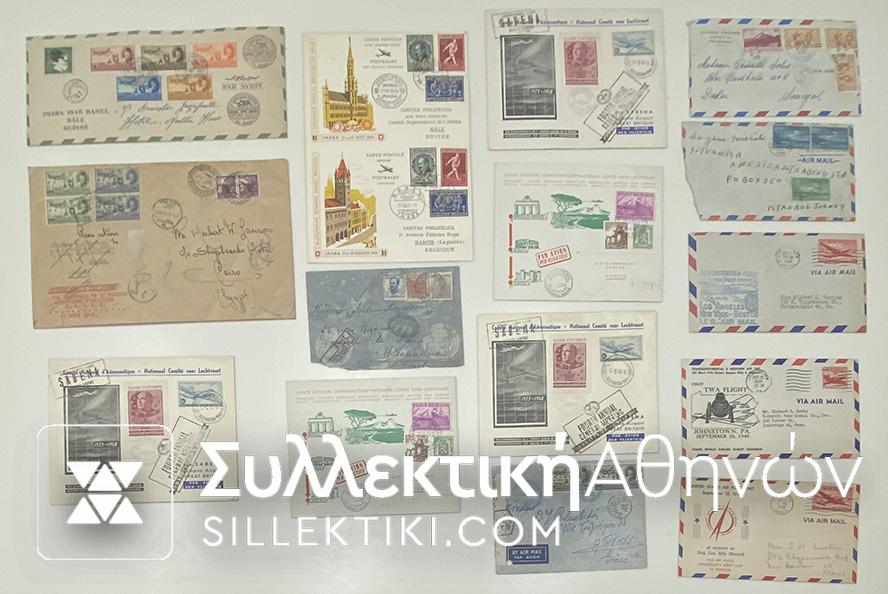 15 Envelopes AIR First Flights from several countries