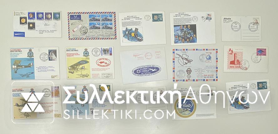 15 Envelopes AIR First Flights from several countries