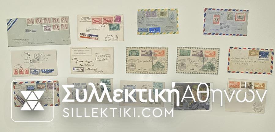 14 Envelopes AIR First Flights from several countries