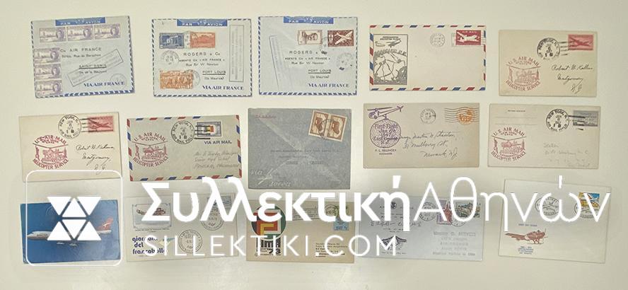 15 Envelopes AIR First Flights from several countries