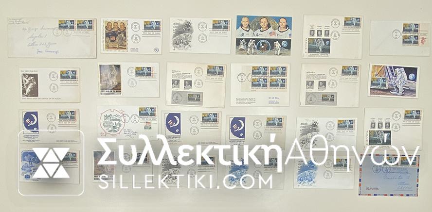 24 Envelopes (with stamp 18 c) 1969