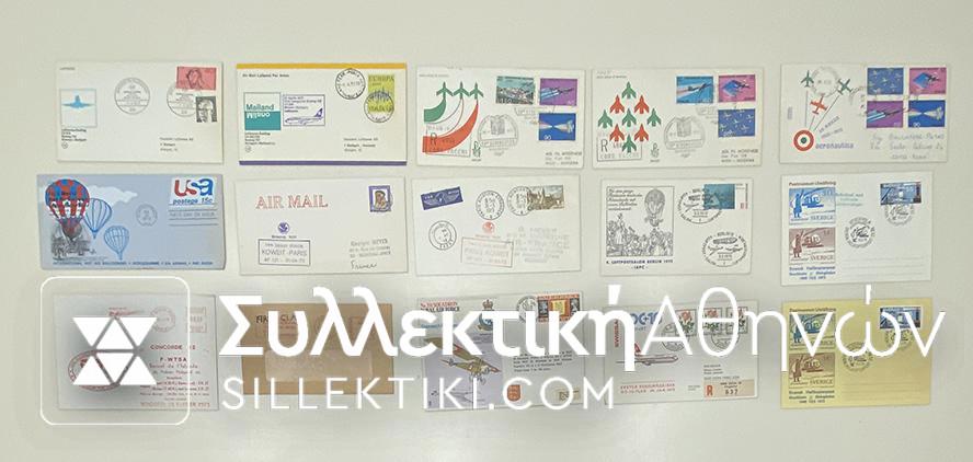 15 Envelopes AIR First Flights from several countries