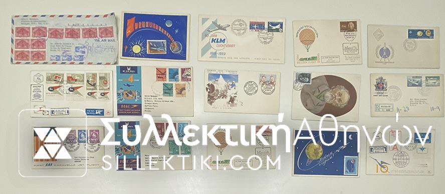 15 Envelopes AIR First Flights from several countries