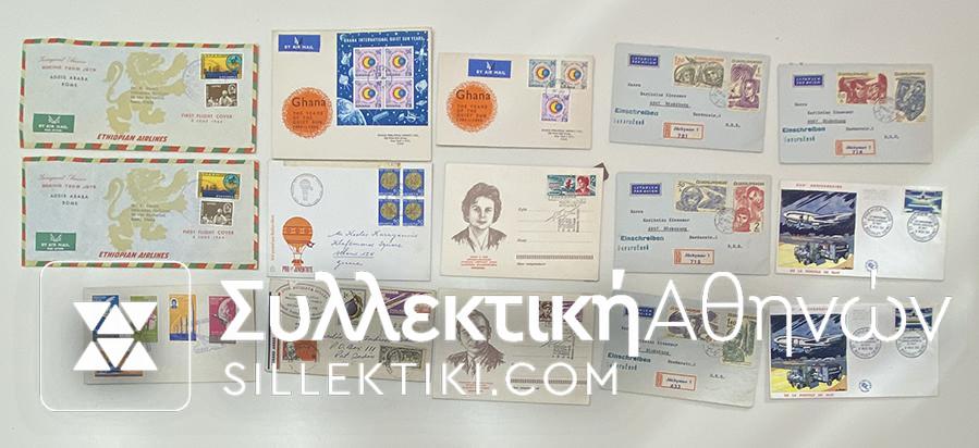 15 Envelopes AIR First Flights from several countries