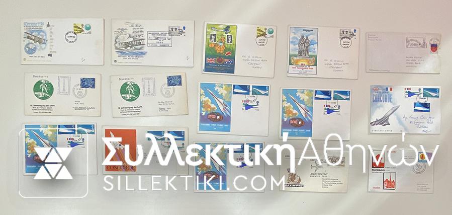 15 Envelopes AIR First Flights from several countries