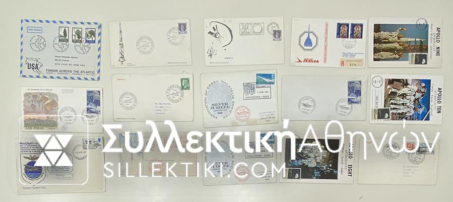 15 Envelopes AIR First Flights from several countries