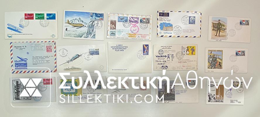 15 Envelopes AIR First Flights from several countries