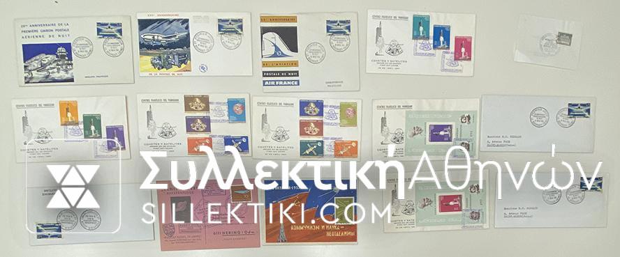 15 Envelopes AIR First Flights from several countries