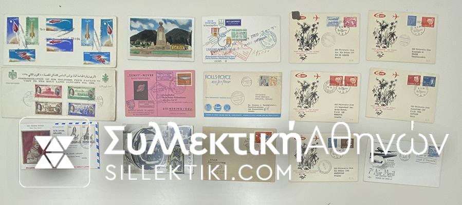 15 Envelopes AIR First Flights from several countries