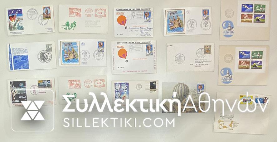 15 Envelopes AIR First Flights from several countries