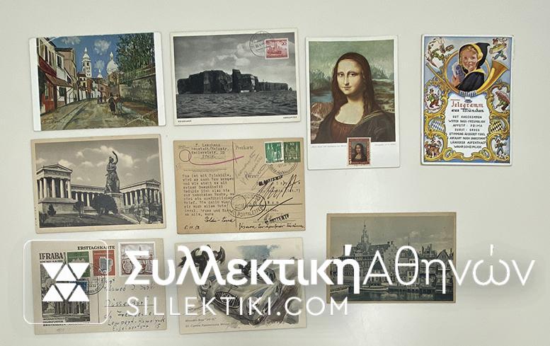 GERMANY 10 Postcards 50s and 60s