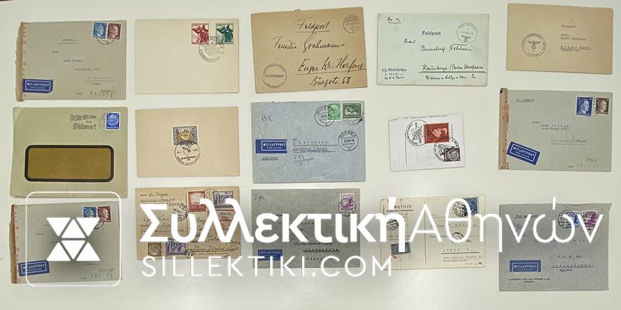 GERMANY (WWII) 1936-1944 12 Covers