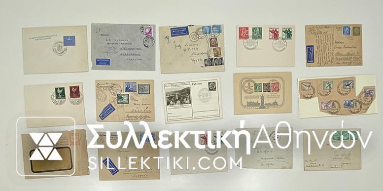 GERMANY (WWII) 1936-1944 15 Covers