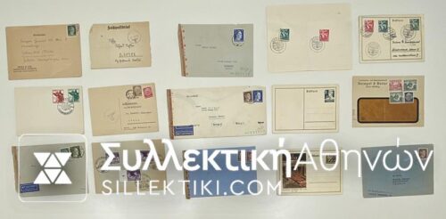 GERMANY (Nazi WWI) 15 Covers 1936-1944