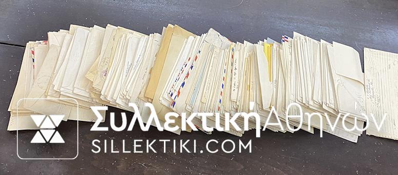 USA COLLECTION HUGE 615 ENVELOPE 1930-1959, FDC, posted from USA to Greece