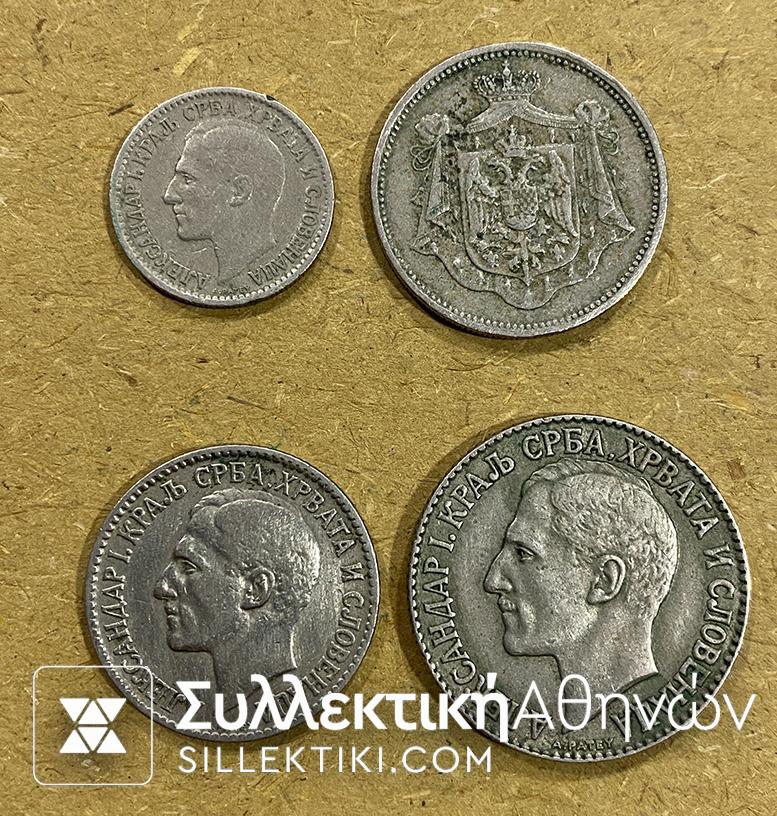 SERBIA 25 Para 1929 and 50 Para