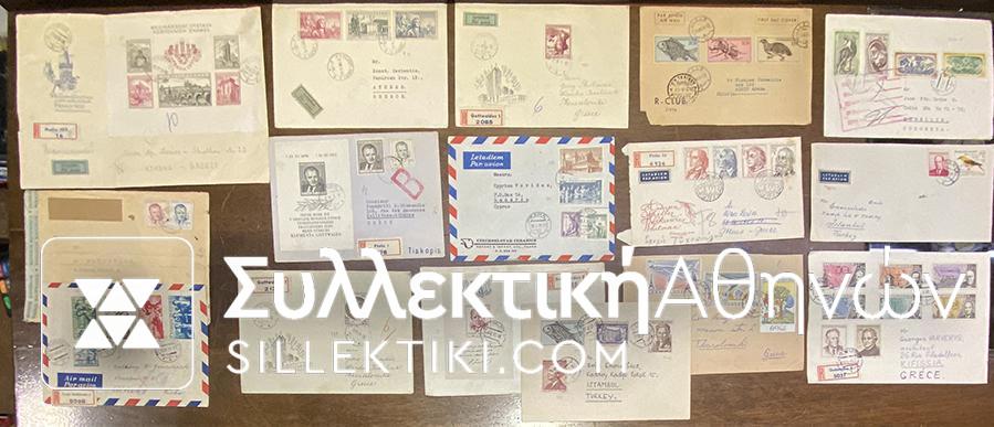CZECHOSLOVAKIA 16 Covers 50s