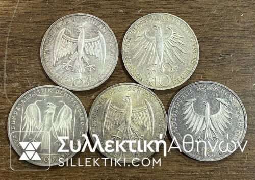 GERMANY 5 X 10 Mark