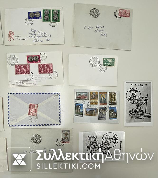 20 Greek Commemorative covers