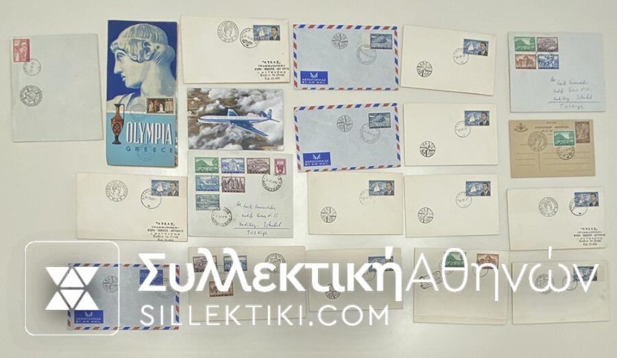 20 Covers 1961/63 with commemoratives cancels