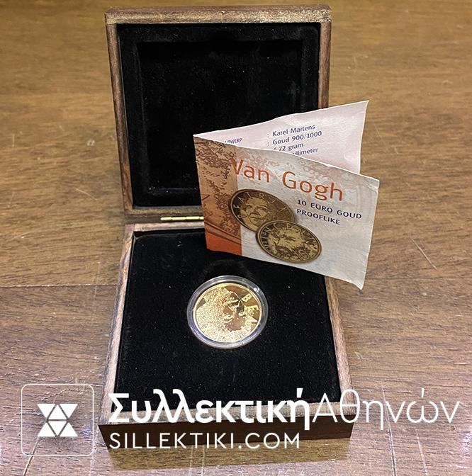 NETHERLAND 10 Euro 2003 NAN GOGH Proof