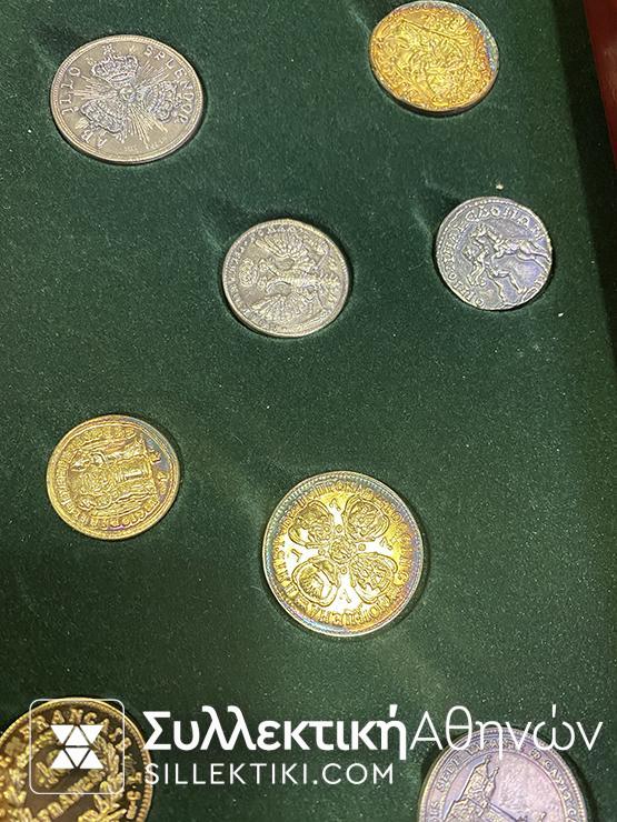 Συλλογή Ασημένιων αντιγράφων νομισμάτων της Mailink "ΟΙ ΜΕΓΑΛΟΙ ΤΗΣ ΙΣΤΟΡΙΑΣ"