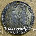ITALY (VENICE) Osella Iustitia Prudentia 1770 Aloysio Mocenigo Ag