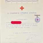 Diploma and Medal Red Cross